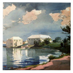 Bermuda, Salt Kettle painting, Tile