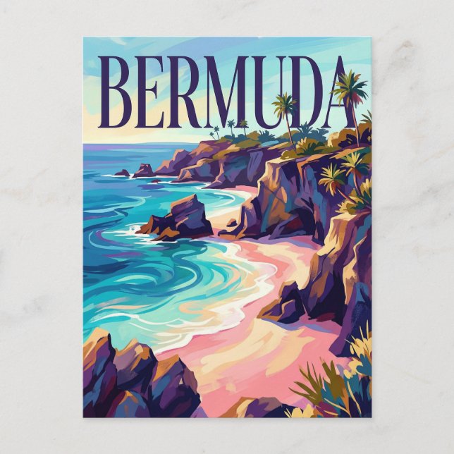 Bermuda South Shore Bermuda Postcard (Front)