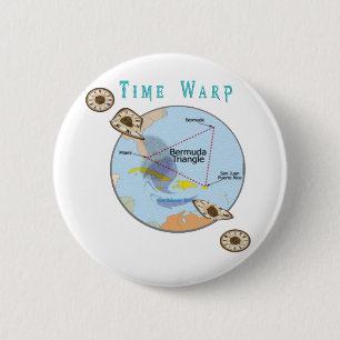 Bermuda Triangle 2 Inch Round Button