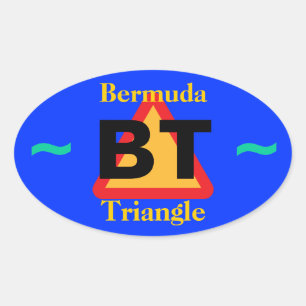 BERMUDA TRIANGLE autocollants (4)
