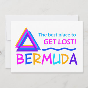 BERMUDA TRIANGLE invitation - customize