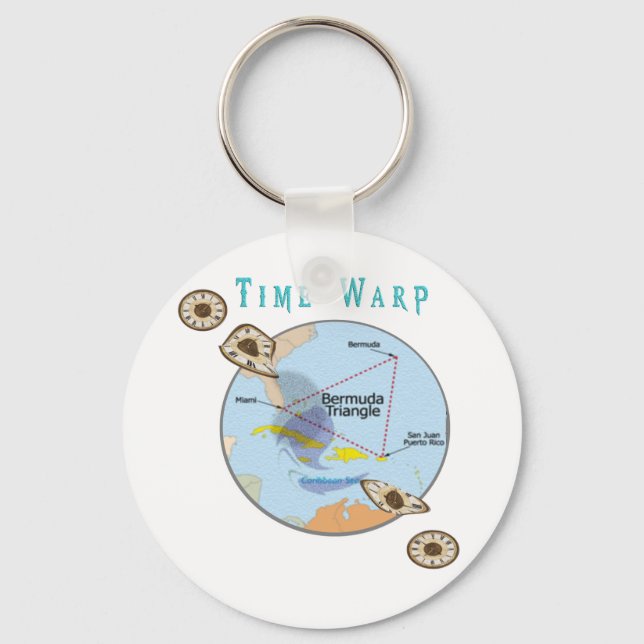 Bermuda Triangle Keychain (Front)