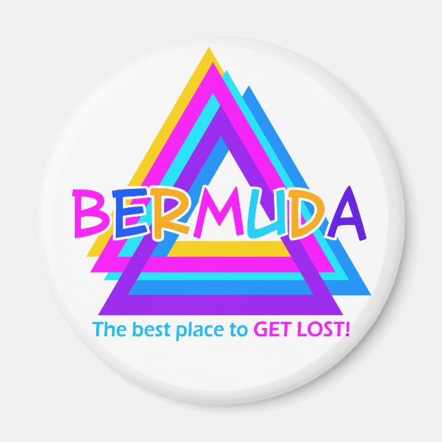 BERMUDA TRIANGLE magnet (Front)