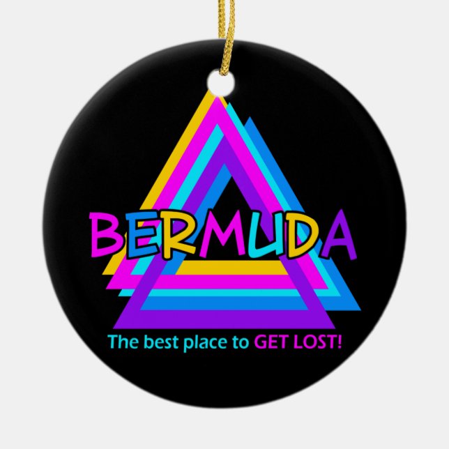 BERMUDA TRIANGLE ornament - customize (Front)