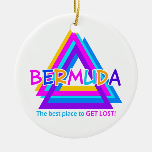 BERMUDA TRIANGLE ornament - customize (Front)