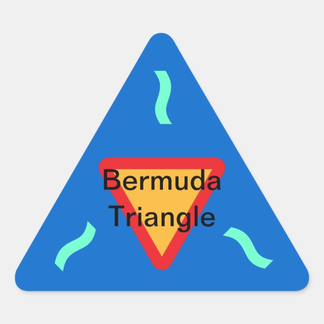 BERMUDA TRIANGLE stickers (20) (Front)