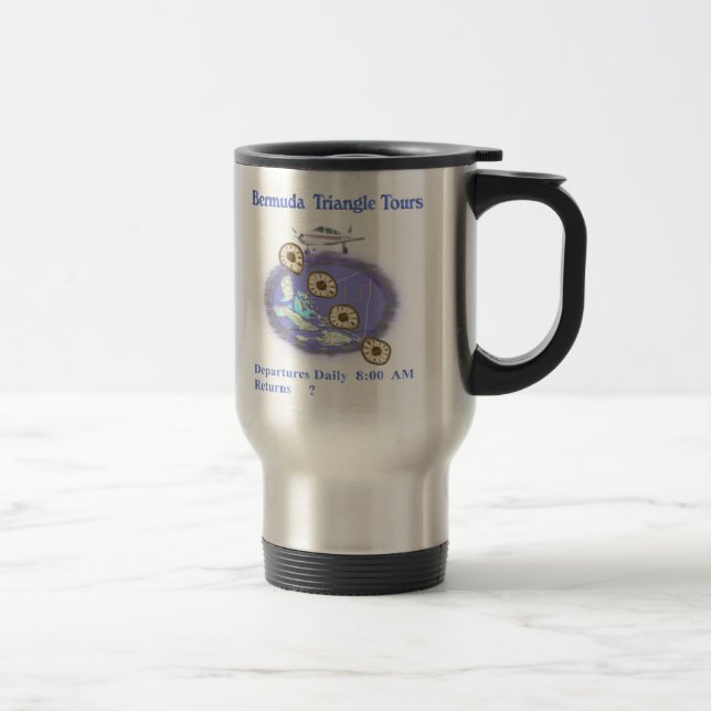bermuda Triangle Travel Mug (Right)