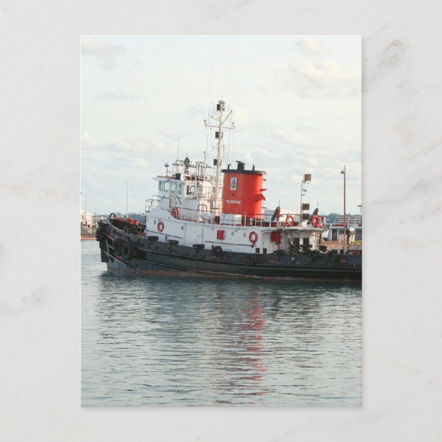 Bermuda Tug postcard (Front)