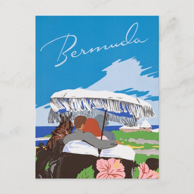 Bermuda Unedited Vintage Photos Old Aesthetic Pict Postcard (Front)