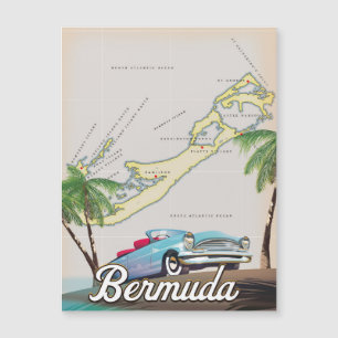 Bermuda vintage travel poster