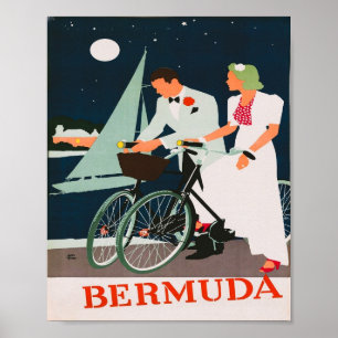 Bermuda Vintage Travel Poster