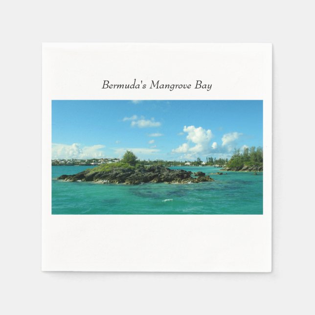Bermuda's Mangrove Bay Napkin (Front)