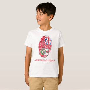 Bermudian touch fingerprint flag T-Shirt