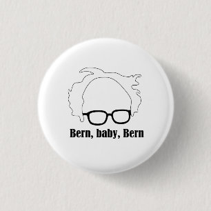 Bern Baby Bern 1 Inch Round Button