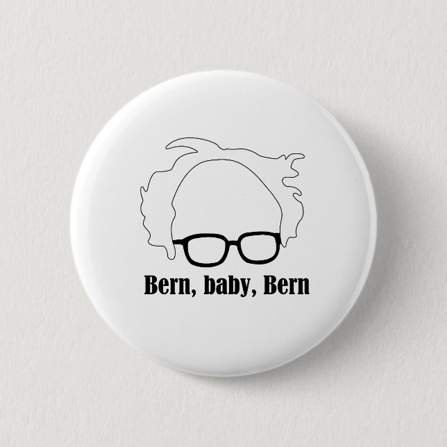 Bern Baby Bern 2 Inch Round Button (Front)