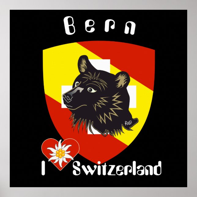 Bern, Berne, Berna, Bärn, Schweiz, Suisse, Poster (Front)