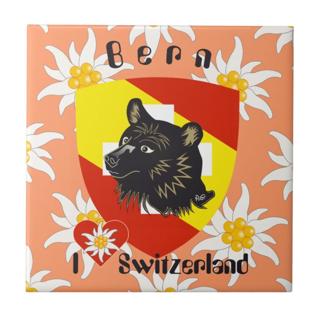 Bern Berne Berna Schweiz Suisse Fliese Tile (Front)