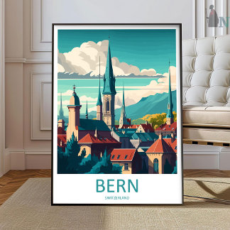 Bern Print Bern Home DÃ©cor Switzerland Art Print 