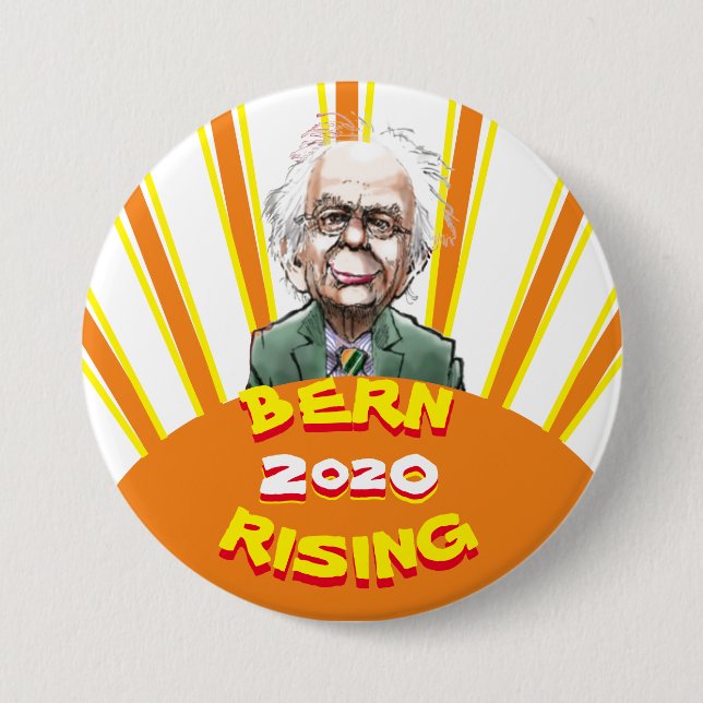 Bern Rising 2020 3 Inch Round Button (Front)