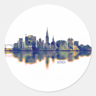 Bern Skyline Classic Round Sticker
