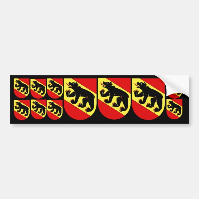 BERN STICKERS. BUMPER STICKER (Front)