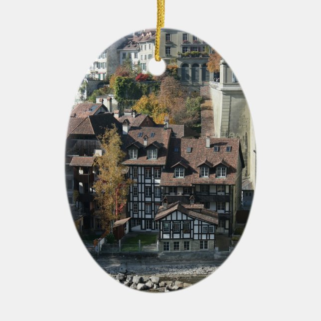 Bern, Switzerland Ceramic Ornament (Front)