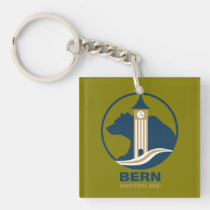 Bern Switzerland Europe Keychain