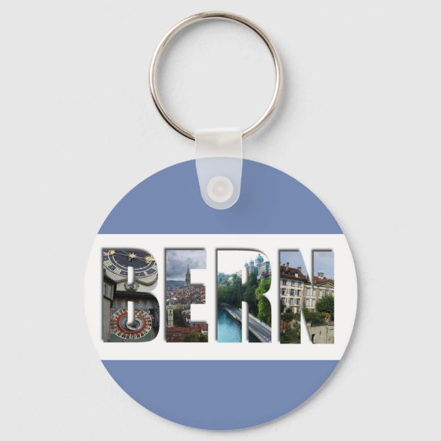 Bern Switzerland Keychain (Front)