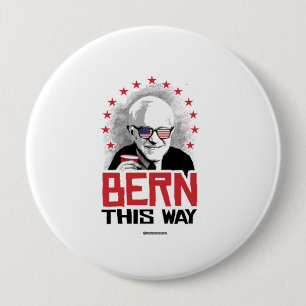 Bern This Way 4 Inch Round Button