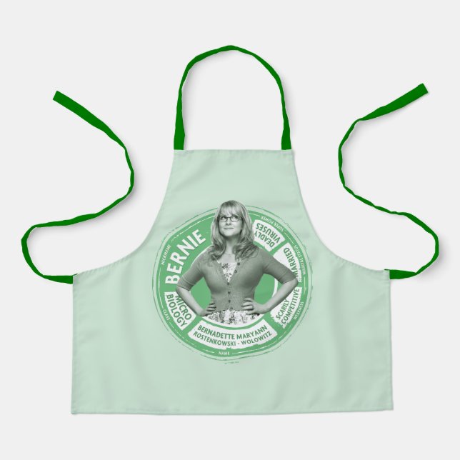 Bernadette Info Graphic Apron (Front)