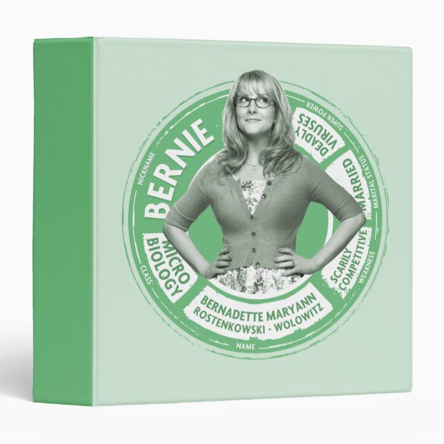 Bernadette Info Graphic Binder (Front/Spine)