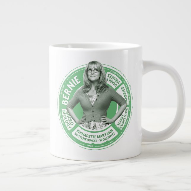 Bernadette Info Graphic Large Coffee Mug (Right)