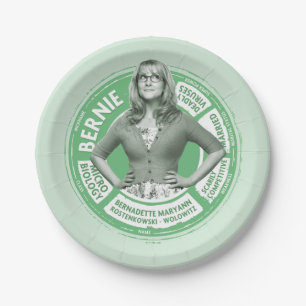 Bernadette Info Graphic Paper Plate