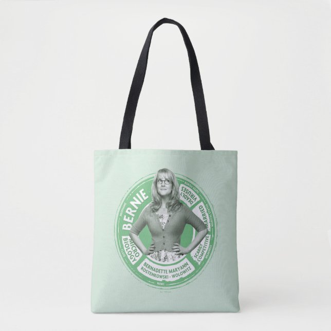 Bernadette Info Graphic Tote Bag (Front)