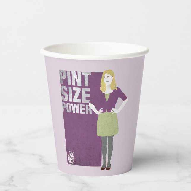 Bernadette | Pint Size Power Paper Cups (Front)