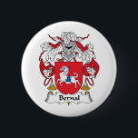 Bernal Family Crest 2 Inch Round Button<br><div class="desc"></div>