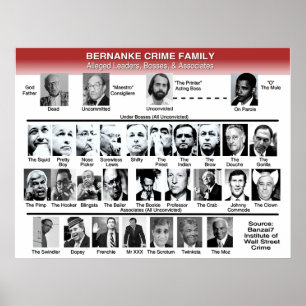 Bernanke Crime Family Poster