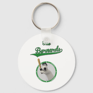Bernard Bear Baseball Merchandise Keychain