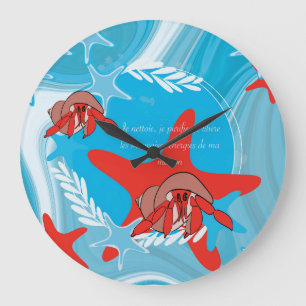bernard l'hermite large clock