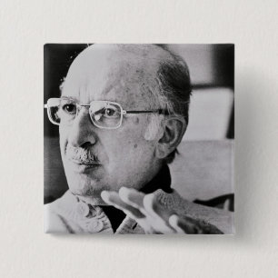 Bernard Malamud 2 Inch Square Button