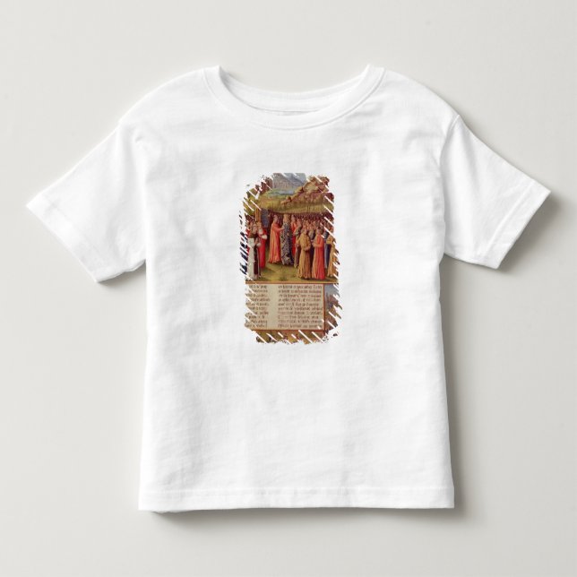 Bernard  of Clairvaux preaching Second Crusade Toddler T-shirt (Front)