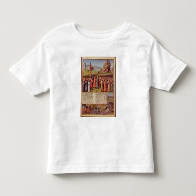 Bernard  of Clairvaux preaching Second Crusade Toddler T-shirt (Front)