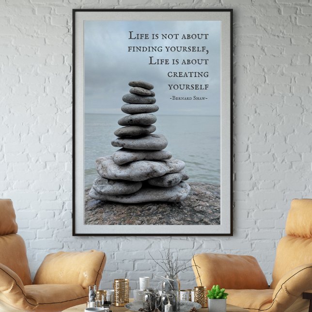 Bernard Shaw motivational quote Poster (Creator Uploaded)