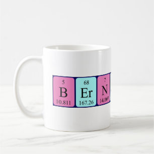 Bernardine périodique nom de table mug