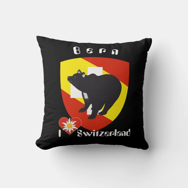 Berne, Berne, Berna, Ours, Suisse, Coussin suisse (Recto)