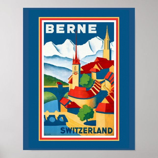 Berne, Suisse Affiche (Devant)