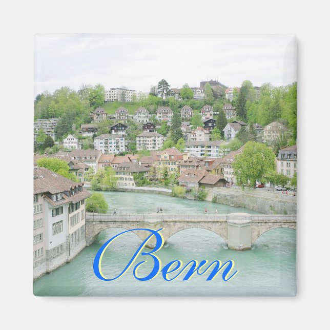 Berne, Suisse Carré Magnet (Devant)