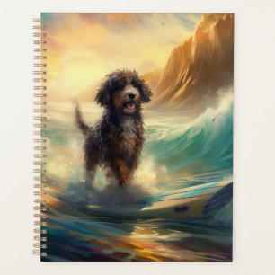 Bernedoodle Beach Surf Peinture