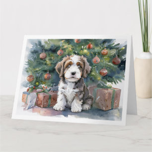 Bernedoodle Christmas Card
