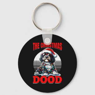 Bernedoodle Christmas Dog Breed The Christmas Dood Keychain